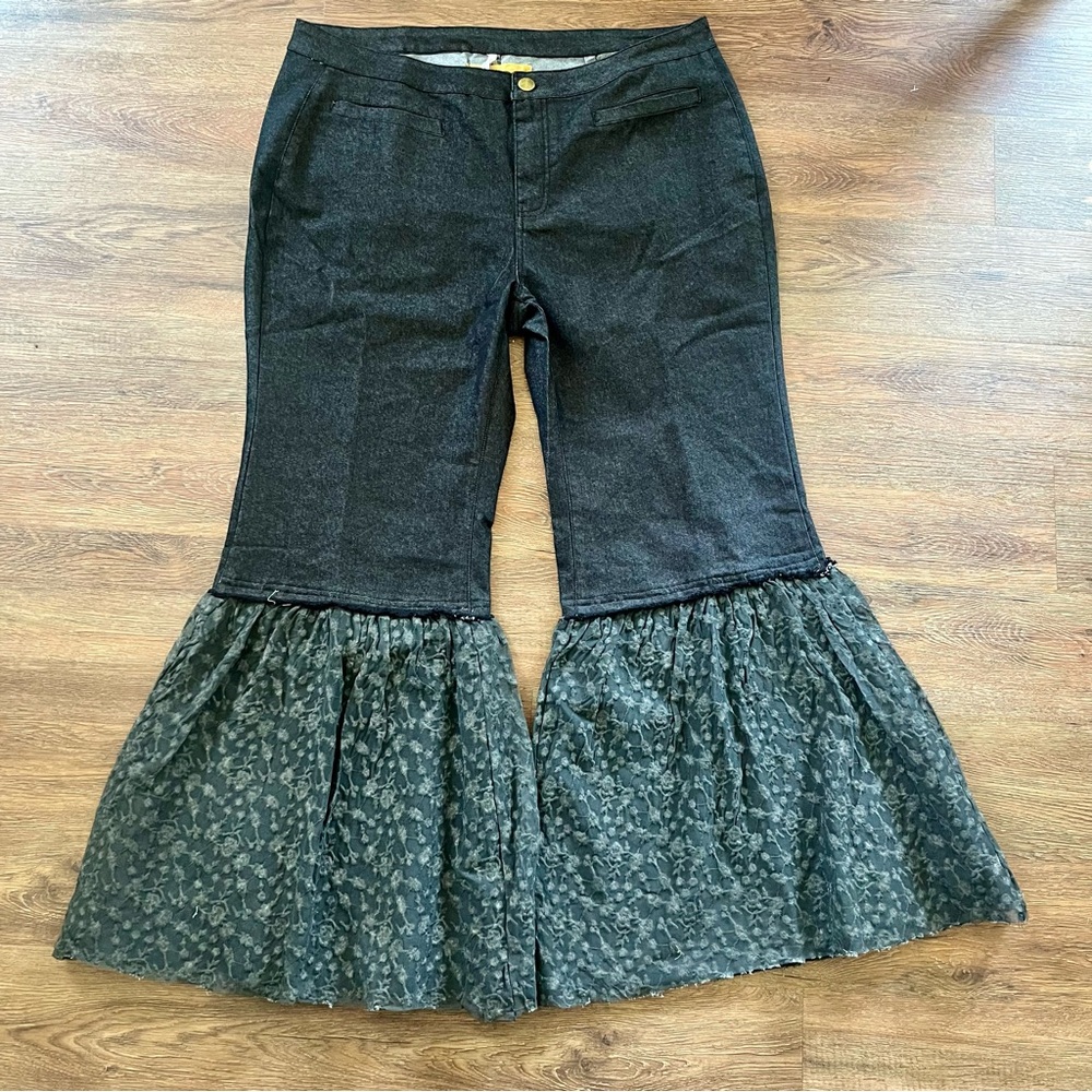 A Rare Bird Boho Black Flare Pants